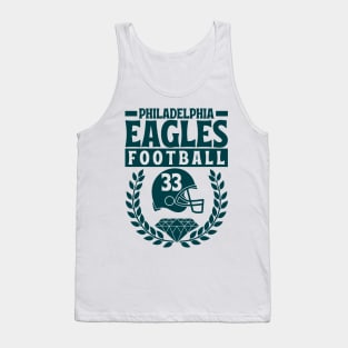 Philadelphia Eagles 33 Helmet American Football Tank Top